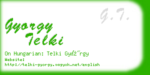 gyorgy telki business card